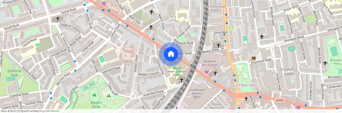 Camberwell New Rd, Oval Camberwell, Elephant & Castle Brixton, Peckham, SE5