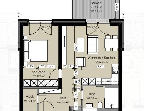 Wohnung in Herne-Süd mit Balkon - WBS erforderlich! - Photo 1