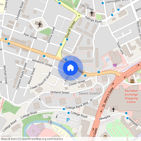 OL12 6TN, Greater Manchester