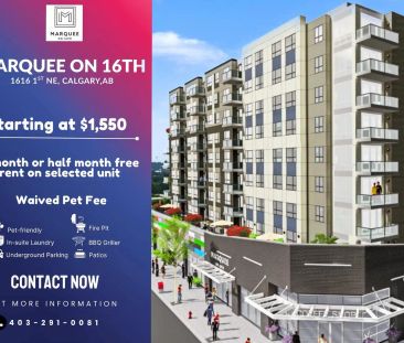 Marquee on 16th — one bed with Balcony - Photo 1
