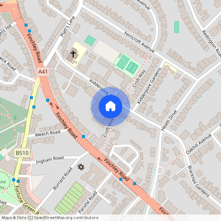 Westfield, 15 Kidderpore Avenue, Hampstead, London