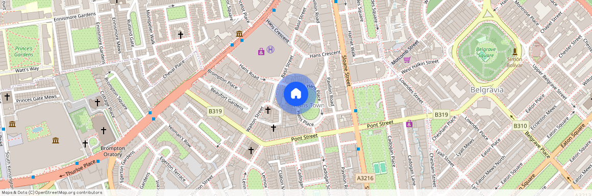 Hans Place, Knightsbridge, London, SW1X