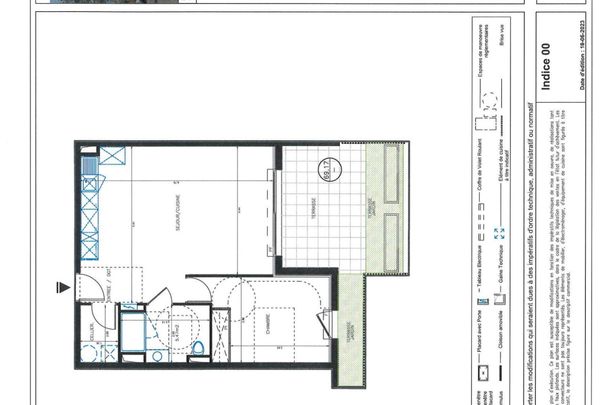 T2 neuf Quatier Arènes - Photo 1