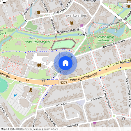 Jekerkwartier, 6211 KC, Sint Hubertuslaan, Maastricht