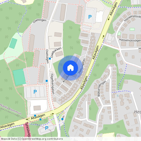 Körsbärsgatan, Älta