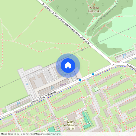 Janusza Kusocińskiego 115, Łódź, Polesie, Retkinia