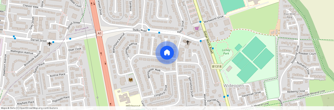 Canterbury Way, Wideopen, Newcastle upon Tyne, Tyne and Wear, NE13