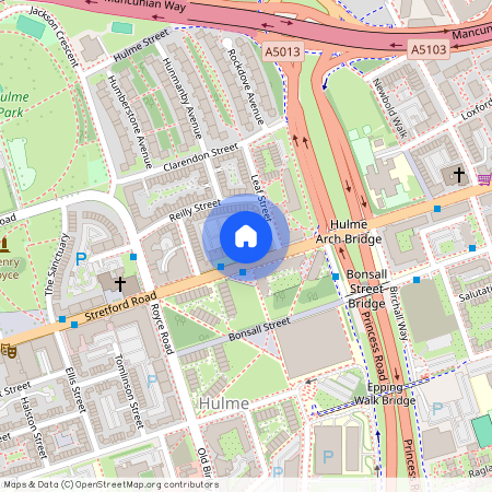 Meridian Square, Stretford Road, Hulme, Manchester. M15 5JH