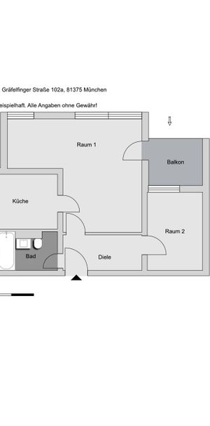 Schöne 2-Zimmer-Wohnung in München / Hadern - Foto 2