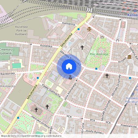 Żwirki i Wigury, Śródmieście, Katowice, śląskie