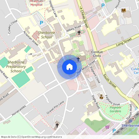 Abbey Close, Sherborne, Dorset, DT9