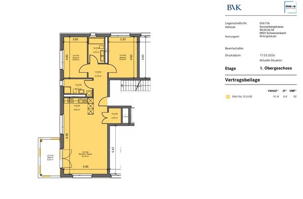 3 ½ Zimmer-Wohnung in Schwerzenbach mieten - Photo 1