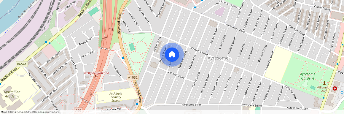 Longford Street, Middlesbrough, North Yorkshire, TS1