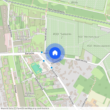 Nadrzeczna 25, Siekierki, Mokotów, Warszawa, mazowieckie