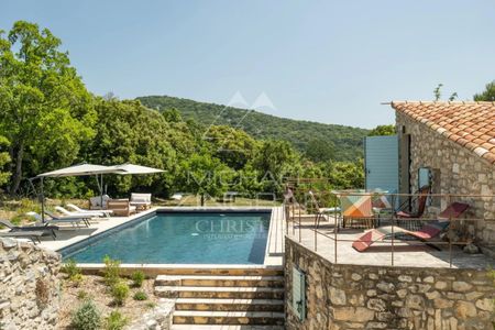 Murs - Bergerie rénovée au calme absolu avec vue sur le Luberon et grande piscine - Photo 5