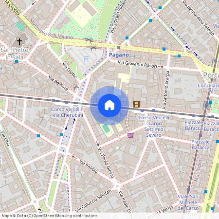 Corso Vercelli 23 Washington Solari-Tortona, Washington Milano