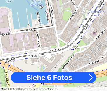 Gemeubelde studio met zonnebalkon - Foto 1