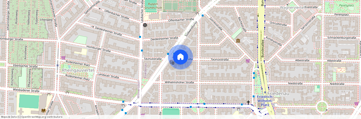 Taunusstraße, 12161 Berlin - Friedenau