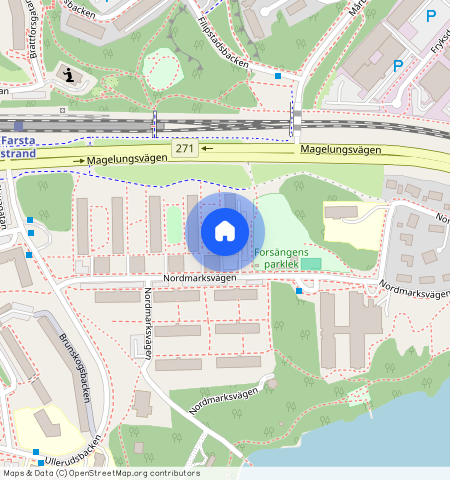 Nordmarksvägen **, Farsta Strand