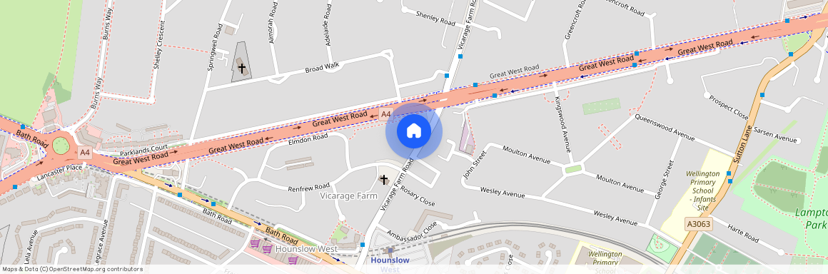 42 Vicarage Farm Road, Hounslow TW3, West London