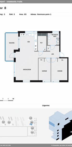 Hammars parkväg 1, Sibbarp - Foto 2