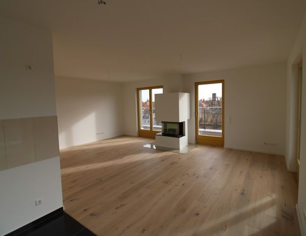 Exklusiver Neubau in Altlindenau! 4-Zimmerwohnung im Dachgeschoss mit riesiger Terrasse! - Photo 1