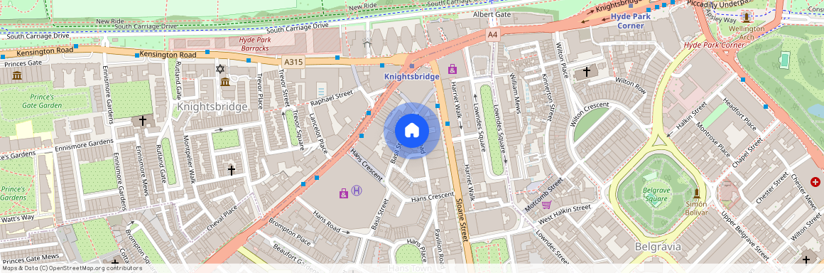 Basil Mansions, Basil Street, SW3