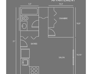 Appartement à louer - Photo 4