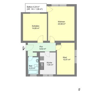 Im Grünen gelegene 3-Zimmer-Wohnung in Dortmund-Bodelschwingh - Photo 4