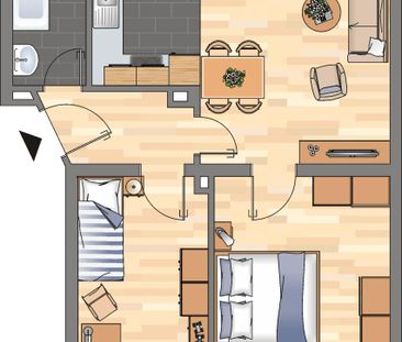 3-Zimmer-Wohnung in Bönen - Foto 1
