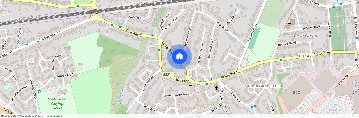 Bridge Road, Farnborough, GU14