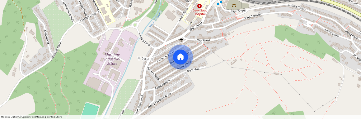 Danygraig Street, Pontypridd CF37