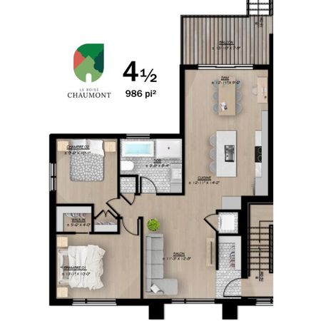 4½ neuf à louer, Bellefeuille, Saint-Jérôme - Photo 4