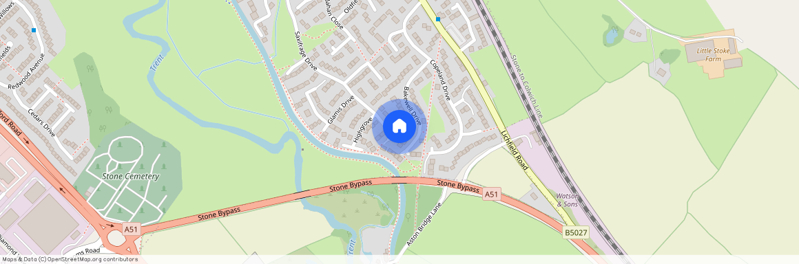 Saxifrage Drive, Stone