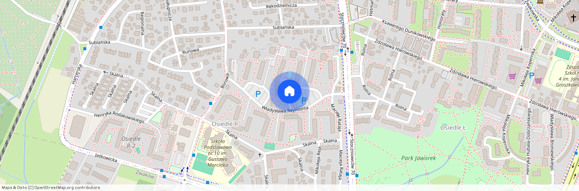 ul. Władysława Stanisława Reymonta, Osiedle Honorata, Tychy, śląskie, Katowice