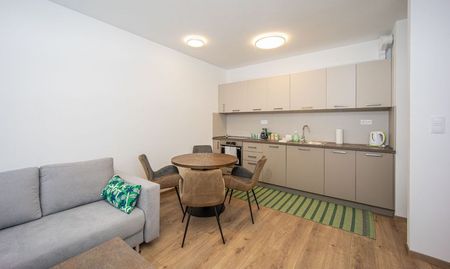 NA PRENÁJOM 1 IZBOVÝ BYT S VEĽKÝM BALKÓNOM V PROJEKTE RÍNOK RAČA, ULICA FRANTIŠKA KUBU, BRATISLAVA - M.Č. RAČA - Fotografia 3