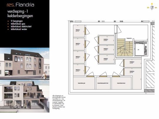 Gelijkvloers Appartement met 1 Slpk, terras en parking - Photo 1