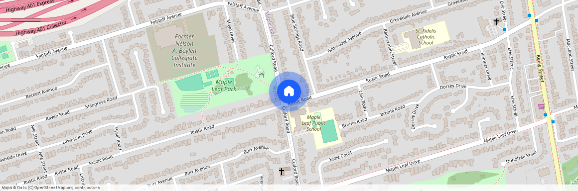 312 Rustic Road #C, Toronto, Maple Leaf