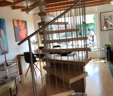 Charmante 3.5-Zimmer-Wohnung mit Balkon und Gartensitzplatz in trau... - Foto 1