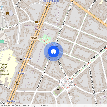 Rue Franz Merjay, 62, 1050, Ixelles