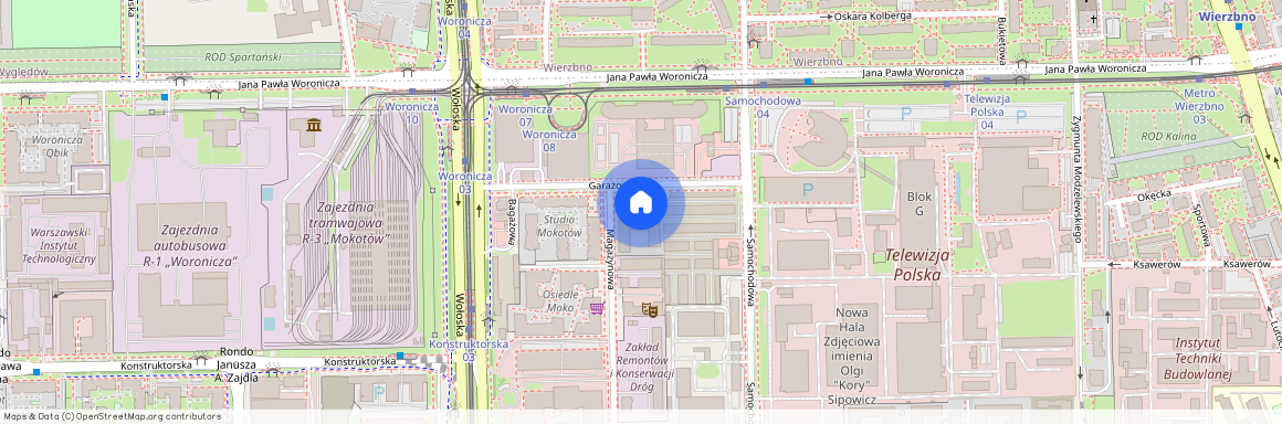 Warszawa Mokotów, Garażowa