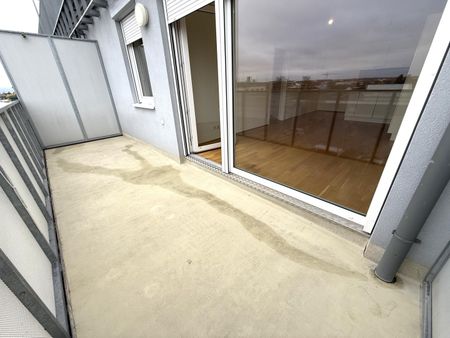 Günstige Neubauwohnung mit MEGA-SÜD-BALKON (11,77m²) nahe Akademiepark - Foto 4