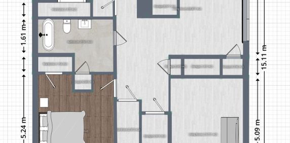 5 ½ Rénové à Anjou ( Haut De Duplex) - Photo 2