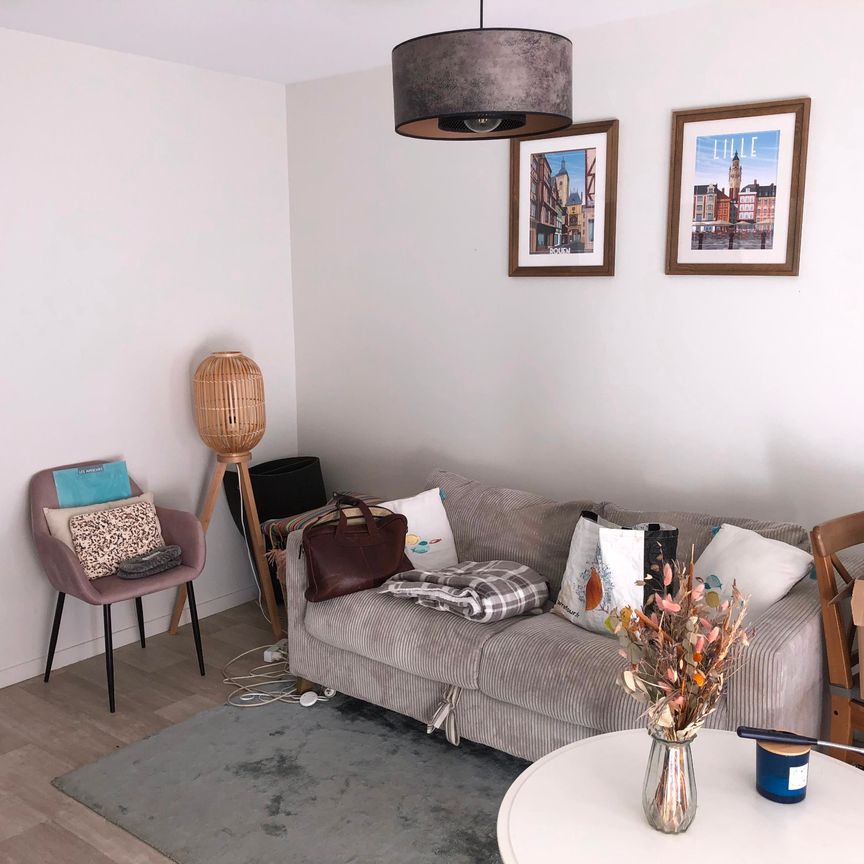 A LOUER HYPERCENTRE SAINT MACLOU-SAINT MARC, F2 AVEC PARKING ! - Photo 1