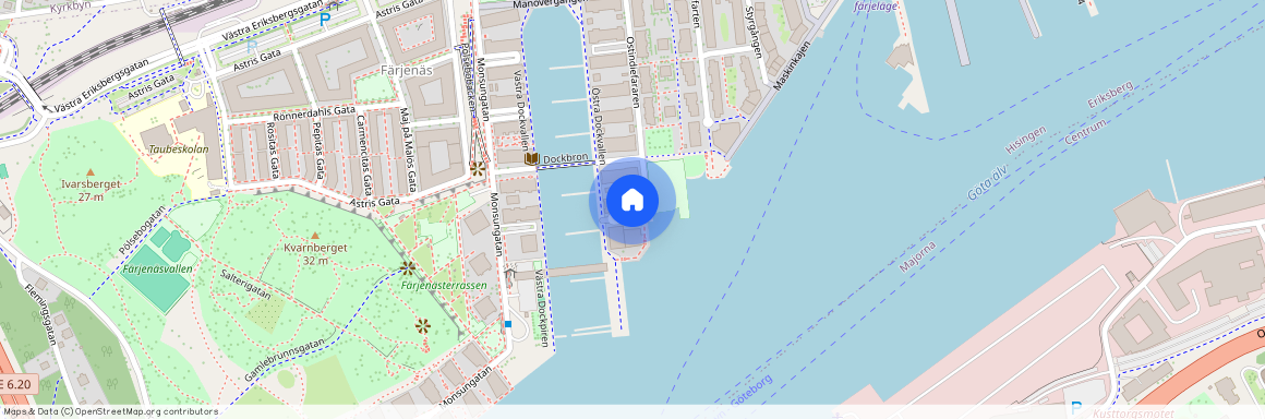 Ostindiefararen 65, 417 65 Göteborg, Vastra-Gotaland