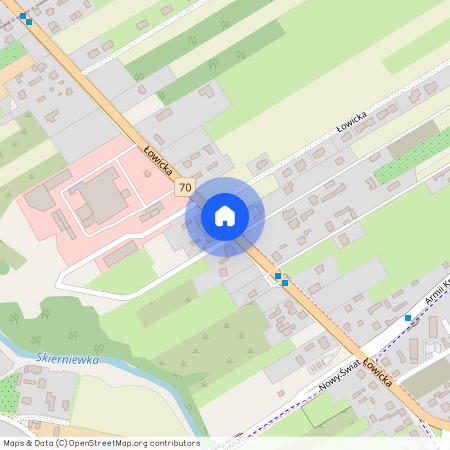 Łowicka, Skierniewice