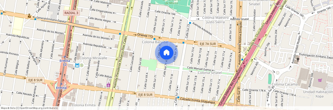 Sur 71A, Colonia Banjidal, C.P. 09450, Df / Cdmx