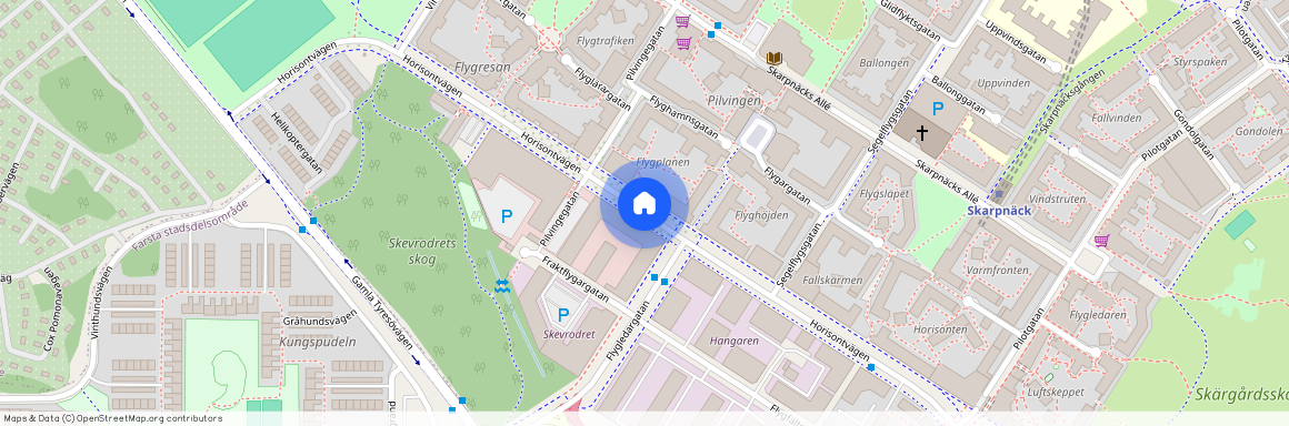 Horisontvägen, Skarpnäck