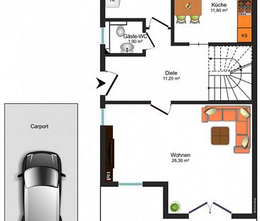 **KFW-EFFIZIENSHAUS MIT EINBAUKÜCHE, CARPORT UND WALLBOX IN WOLFENBÜTTEL-ERSTBEZUG** - Photo 1