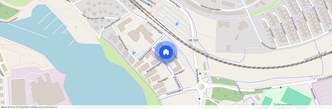 Östertälje, Södertälje, Stockholm, Ångbåtsvägen 4